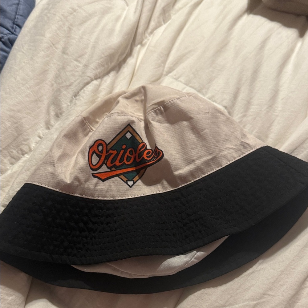 Orioles Bucket Hat with Black Band VTG Y2K